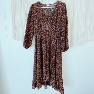 Beautiful, sexy autumn black dress